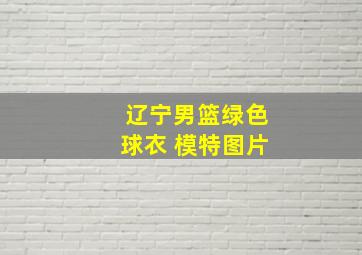 辽宁男篮绿色球衣 模特图片